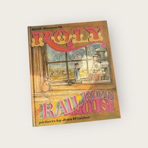 Vintage 1960s ‘The Railroad Mouse' Children’s Book -  Brown and Gold